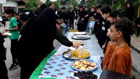 برپایی موکب توسط کودکان و نونهالان روستای خطیر کلا قائم شهر