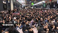 حضور پرشور عزاداران در هیئت حضرت ابوالفضل (ع) پردیسان قم