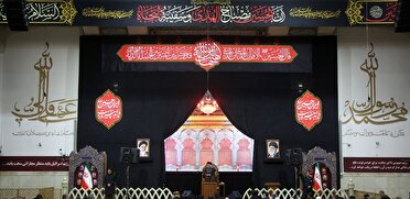 حرم بانوی کرامت سوگوار ماتم شهادت امام سجاد علیه‌السلام