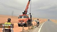 ارتقای ایمنی محورهای جاده‌ای شهرستان جعفرآباد قم