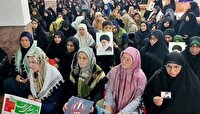 اجتماع باشکوه زینبیون بانوان ترکمن در آق‌قلا