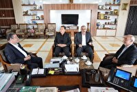 دیدار رئیس انجمن واردکنندگان برنج ایران با استاندار آذربایجان‌غربی