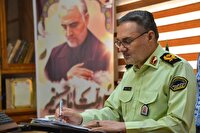 پیام تسلیت فرمانده انتظامی استان یزد در پی شهادت جمعی از پاسداران تیپ الغدیر استان یزد
