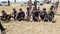 دستگیری 13 نفر افغان به علت ورود غیرقانونی به صالح آباد