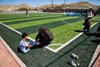 بهره برداری از زمین چمن مصنوعی روستای قله‌زو در کلات