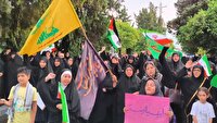 تجمع بزرگ بانوان تنکابن با عنوان «حماسه زینبی»