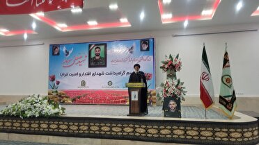 مراسم گرامیداشت شهید سوباط و شهدای اقتدار و امنیت فراجا در صفی آباد دزفول
