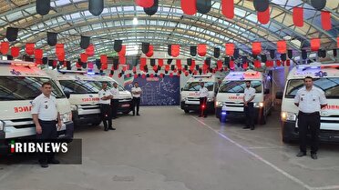 پنج دستگاه آمبولانس نو به ناوگان اورژانس قم افزوده شد