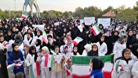 اجتماع بانوان بردسکنی در حمایت از رهبر معظم انقلاب