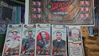 مراسم بزرگداشت شهدای بشارت فتح در شهر داران