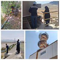 پایش زیست‌محیطی نیروگاه سیکل ترکیبی و کارخانه سیمان  شهرستان خوی