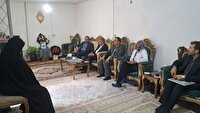تکریم خانواده شهید خلف خانی، از شهدای دفاع مقدس 12 روزه در ارومیه