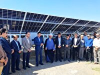بهره برداری از یک نیروگاه خورشیدی در شهرستان جوین