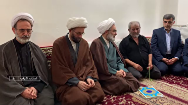 دیدار نماینده ولی فقیه در گیلان با خانواده شهدای اقتدار