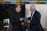 دیدار رئیس بنیاد شهید خانواده شهدای حملات دشمن صهیونی