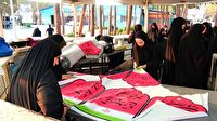 پویش نذر پرچم ایران در گلستان شهدا