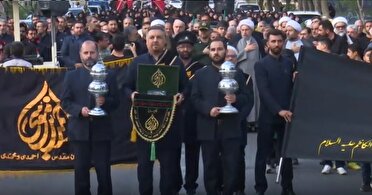 مراسم سالروز شهادت حضرت علی بن حمزه (ع) در سومین حرم اهل بیت