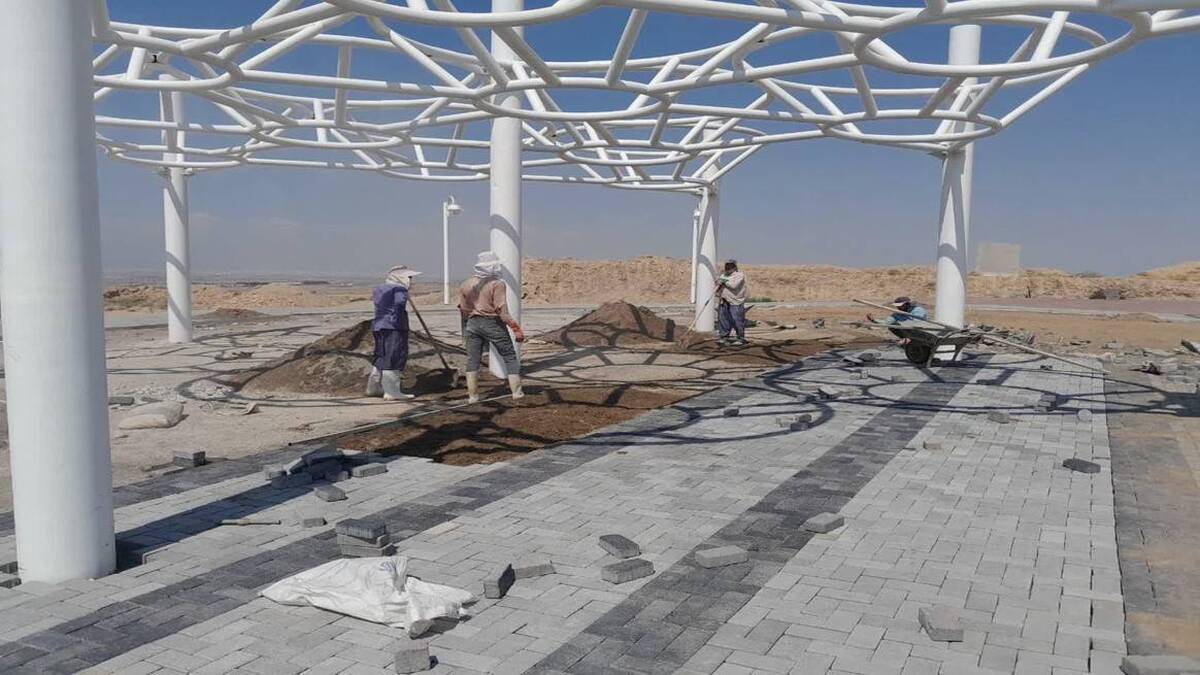 پیشرفت ۸۰درصدی طرح پارک عترت درمشهد