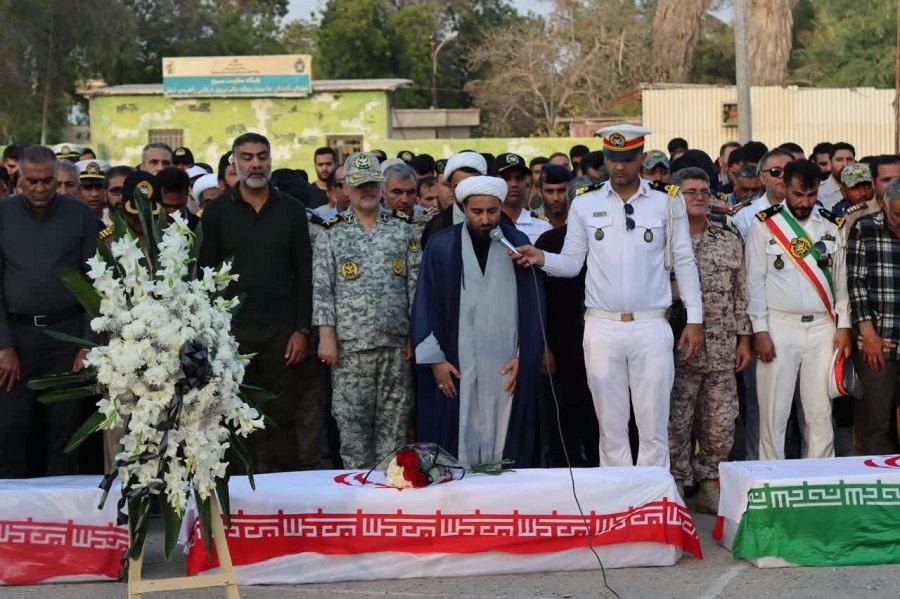 تشییع پیکر ۳ شهید