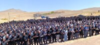 تشییع پیکر سردار شهید حاج‌جواد نجفیان در باروق