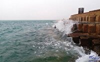 وزش باد‌های نسبتاً شدید شمال غربی در کیش