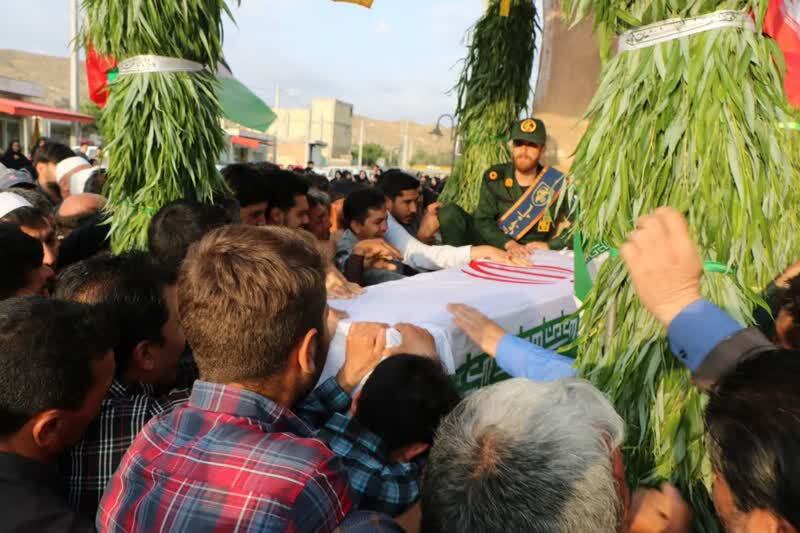 تشیع پیکر شهید حامد ربانی در راز و جرگلان