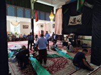 برگزاری آیین علم بندان در شهر نصرآباد تربت جام