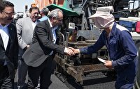 آغاز آسفالت ریزی مرحله نخست  قطعه 6 آزادراه تبریزـ ارومیه