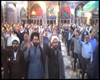 تجمع ضدصهیونیستی مداحان و هیئت های مذهبی اقلید در دفاع از کیان اسلامی