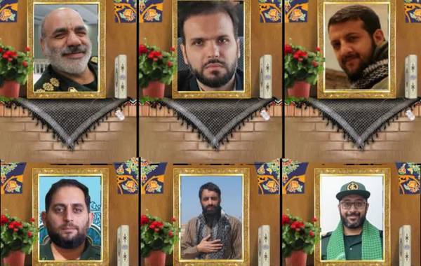 ۶ شهید جنگ اخیر در قبله تهران تشییع می‌شوند