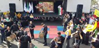 گردهمایی بانوان ورزشکار و محکومیت کشتار ورزشکاران و کودکان