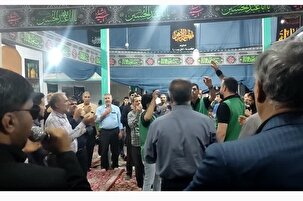 آیین علم بندان در مسجد خمسه اسفراین