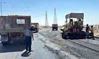 اجرای 14 هزار مترمربع آسفالت در میدان تازه تاسیس