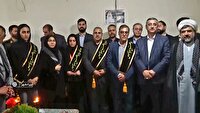 دیدار با خانواده شهیده هلنا غلامی در بیرانشهر