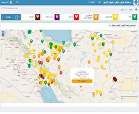 هوای شهرستان طبس در وضعیت ناسالم برای گروه‌های حساس