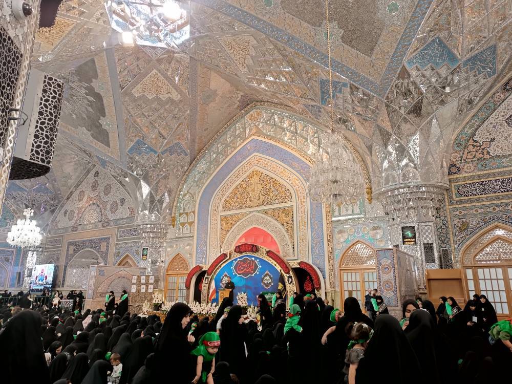 برگزاری آئین سوگواره شیرخوارگان حسینی در حرم مطهر رضوی
