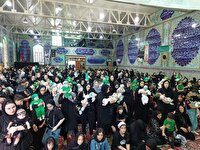 برگزاری آیین شیرخوارگان حسینی در مهدیه اهرنجان سلماس