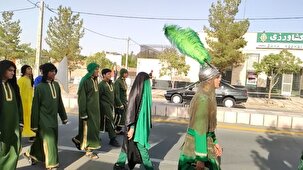 حرکت نمادین کاروان نینوا در مود سربیشه