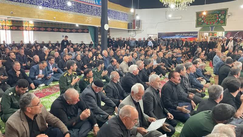 برگزاری مراسم شهدای حمله رژیم صهیونیستی در بستان آباد