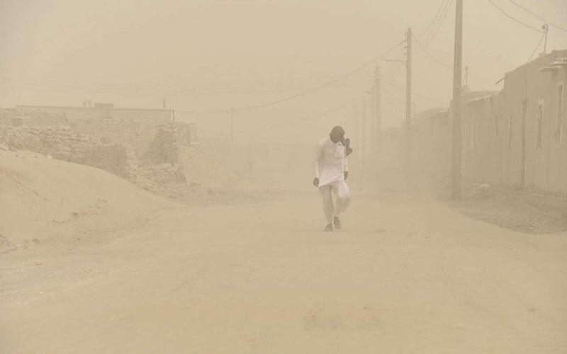 سرعت وزش باد در زابل برای دومین روز متوالی به ۱۰۸ کیلومتر بر ساعت رسید
