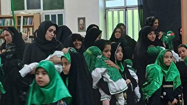 تجدید میثاق شیرخوارگان خراسان شمالی باطفل شش ماهه کربلا