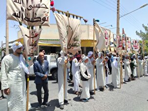 حرکت نمادین کاروان نینوا در بیرجند