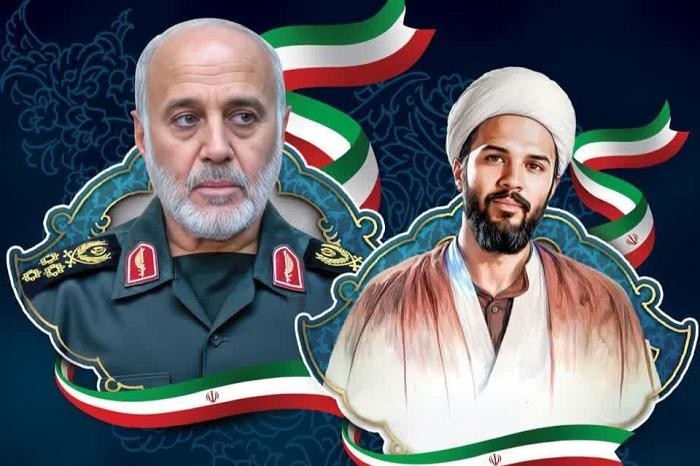 مراسم خاکسپاری شهدای اقتدار ایران + فیلم و عکس