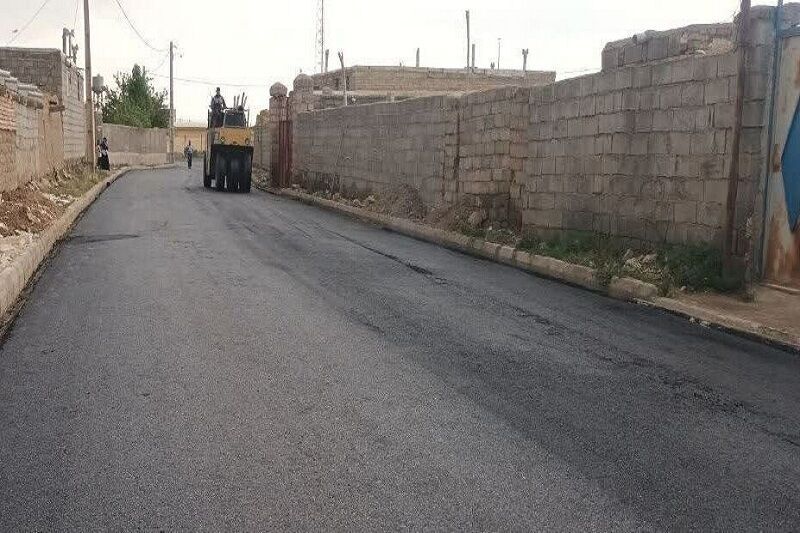تداوم نهضت آسفالت در روستا‌های شهرستان بویراحمد 