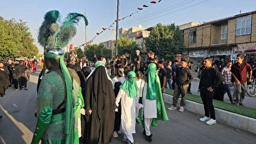 کاروان نمادین امام حسین (ع) به قادرآباد رسید