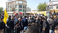 تشییع و خاکسپاری سپهبد شهید غلامعلی رشید و فرزندش به روایت تصاویر