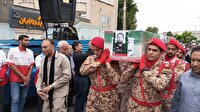 تشییع پیکر شهید میرمحمد موسوی در خوی