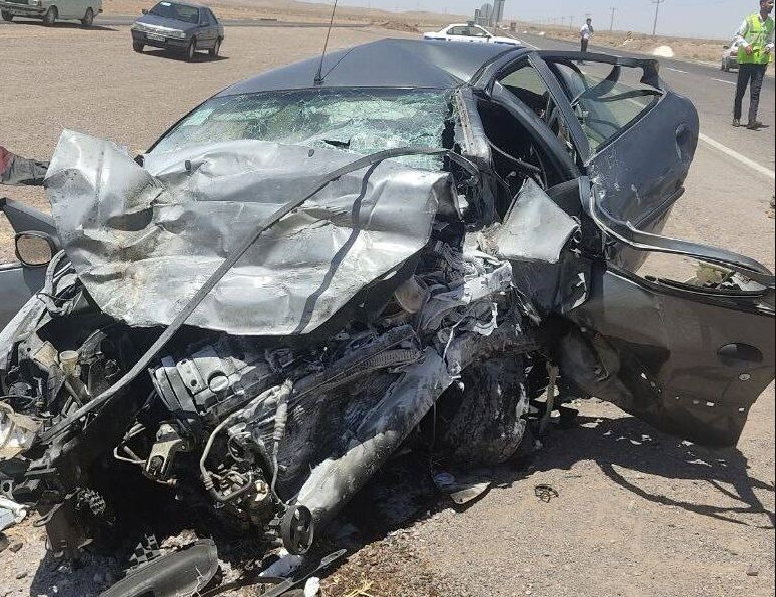 ۴ جانباخته و ۳ مصدوم در تصادف محور تایباد - تربت جام