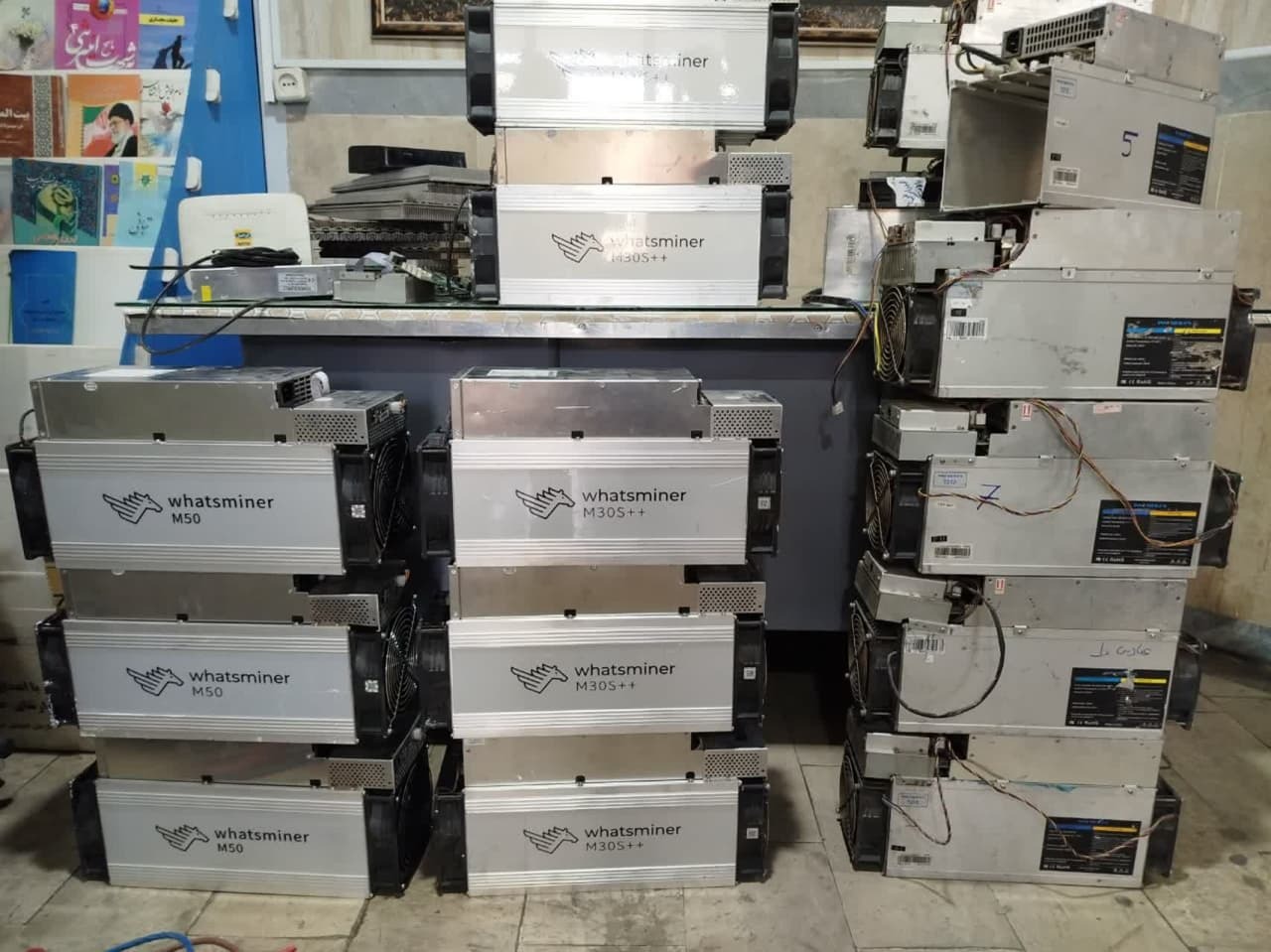 کشف مزرعه استخراج رمز ارز دیجیتال در میاندوآب