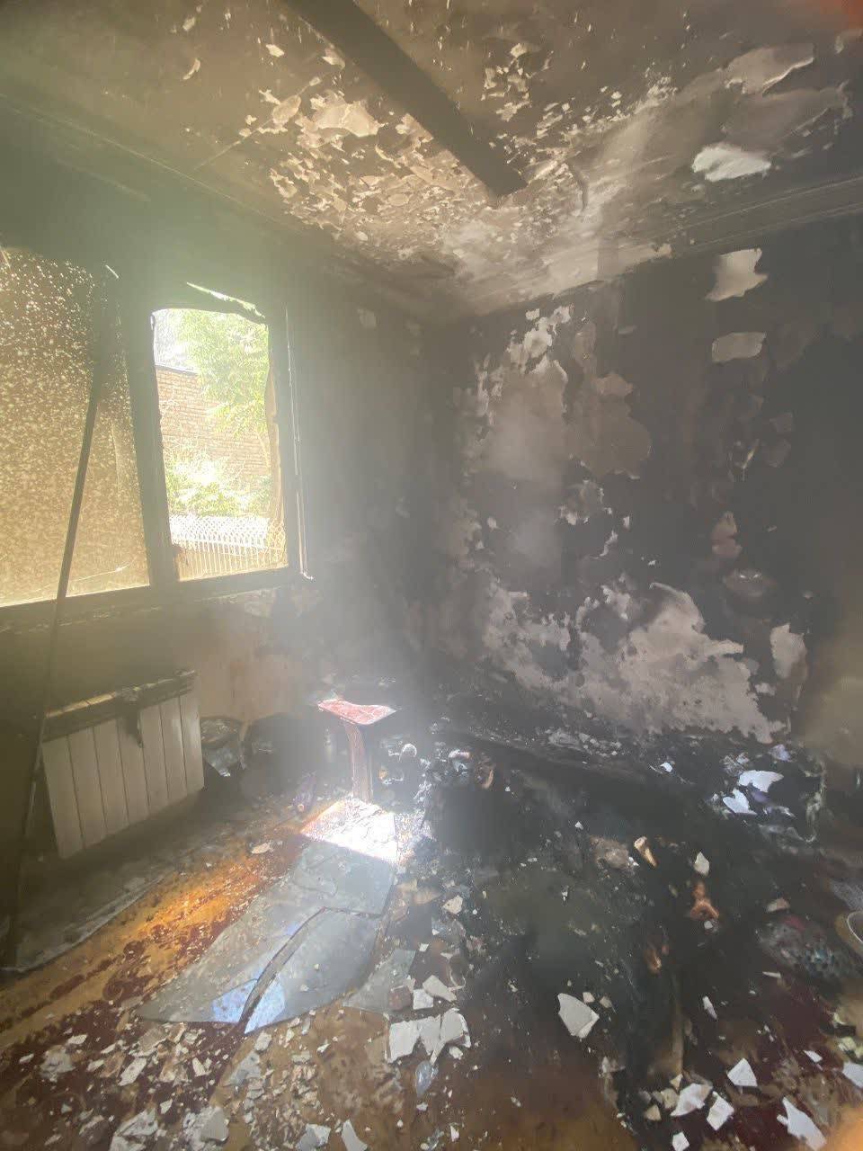 مرگ بانوی سالمند بر اثر حریق منزل مسکونی در مشهد